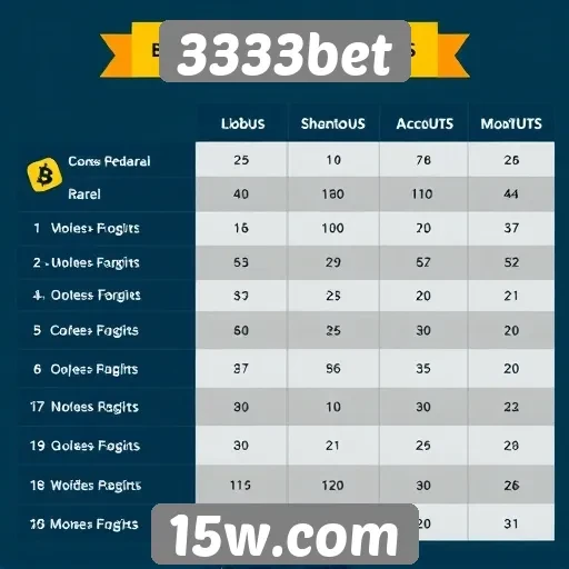 Comparativo entre bônus e promoções na 3333bet